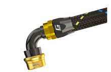 Load image into Gallery viewer, GReddy PRO/SPEC AN06 90 Degree Quick Release Hose End(s) Black/Gold