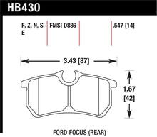 Load image into Gallery viewer, Hawk HP+ Street Brake Pads - HB430N.547