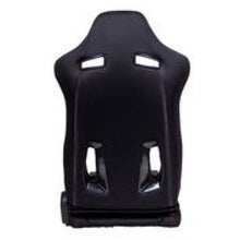 Load image into Gallery viewer, NRG Sport Seats (Pair) Cloth w/NRG Logo &amp; NRG Arrow Cushion Imprint - Black w/Red Stitch - RSC-800L/R