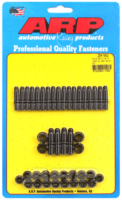 ARP Ford 351C and 351W 12pt Oil Pan Stud Kit - 254-1902