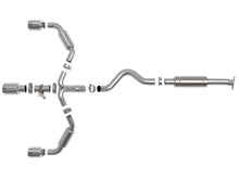 Load image into Gallery viewer, aFe 23-24 Toyota GR Corolla L3 1.6L (t) Gemini XV 3in to 2-1/2in Cat Back Exhaust w/ Polished Tips - 49-36070-P