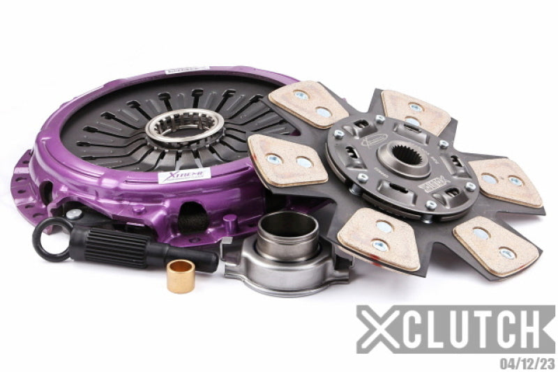 XClutch 93-98 Nissan Skyline 2.6L R33/98-02 Nissan Skyline 2.5L R34 Stage 2 Sprung Ceramic Clutch - XKNI25003-1B