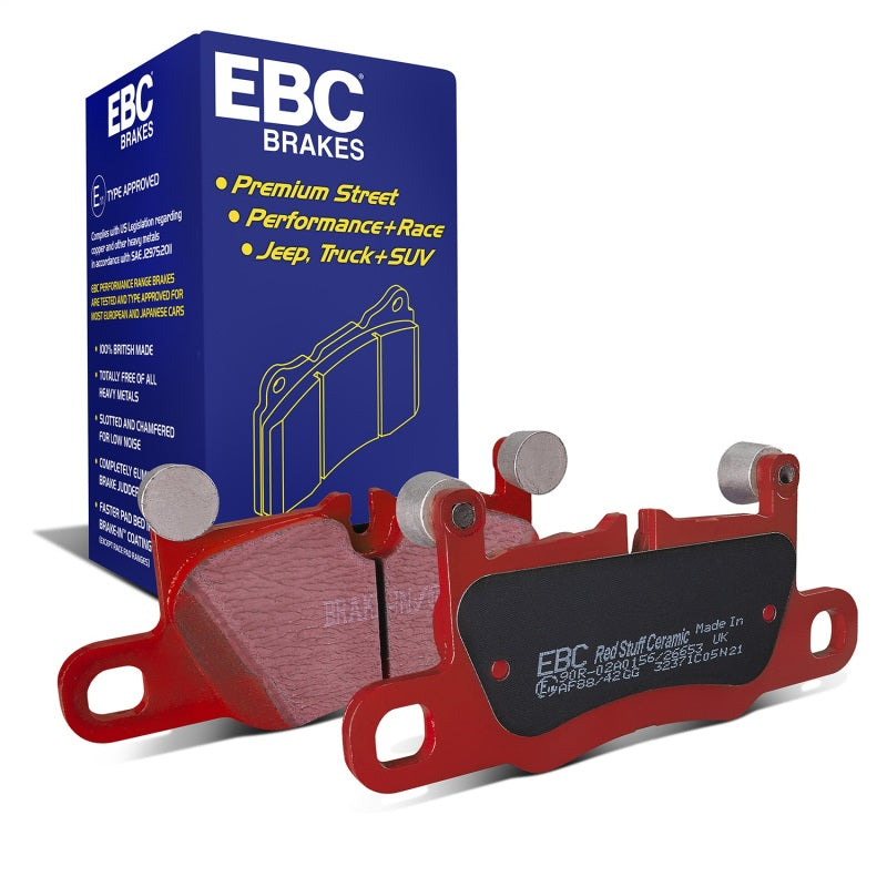 EBC 2016+ Porsche 911 (991/2 w/Cast Iron Rotors) 3.0TT Carrera Redstuff Rear Brake Pads - DP32371C