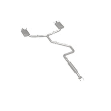 Load image into Gallery viewer, MagnaFlow Cat-Back SS 2.25/2.5in Dual Split Rear Exit Polished 3in Tip 2015 Chev Impala 3.6L V6 - 19023