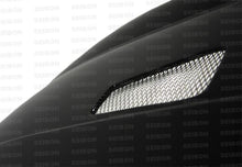 Load image into Gallery viewer, Seibon 10-11 VW Golf GTI 5K/MK6 TM Carbon Fiber Hood w/ Shaved Emblem - HD1011VWGTIB-TM