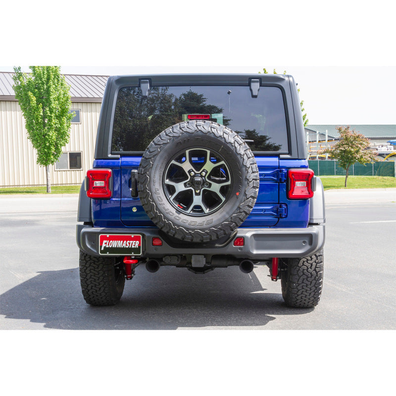 Flowmaster 18-25 Jeep Wrangler JL 3.6L Outlaw Cat-Back Exhaust System - 817844