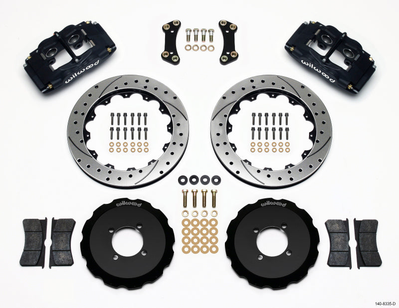 Wilwood FSLI4 Front Hat Kit 13.00in Drilled 2003-05 Scion xA xB - 140-8335-D