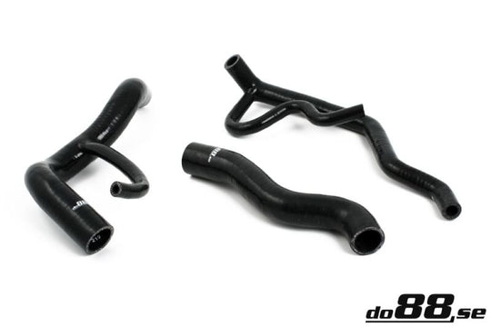 do88 Volvo 700/940 Turbo Coolant Hoses Black - DO88-KIT9S
