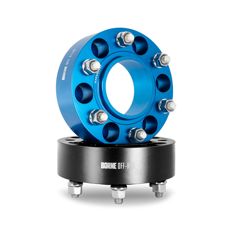 Mishimoto Wheel Spacers - 6x139.7 - 106 - 25mm - M12 - Blue - BNWS-004-250BL