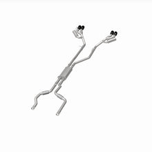 Load image into Gallery viewer, MagnaFlow 20-21 Ford Explorer 3.0L V6 Dual Exit Quad Black Chrome Tip Street Series Cat-Back Exhaust - 19515