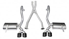 Corsa 1997-2004 Chevrolet Corvette C5 Z06 5.7L V8 Black Xtreme Cat-Back + XO Exhaust - 14962BLK