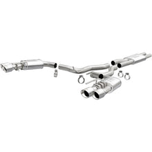 Load image into Gallery viewer, MagnaFlow SYS Cat-Back 2018 Ford Mustang GT 5.0L Street Dual Exit Polished 4in Tips - 19370