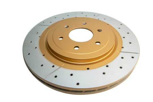 DBA 08-12 Nissan Pathfinder 5.6L Front Drilled & Slotted Street Series Rotor - DBA2312X