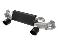 Load image into Gallery viewer, aFe MACHForce XP 2.25in-2.5in 304SS Exhaust Cat-Back Porsche 20-22 Cayman GT4(718) 4.0L - Black Tips - 49-36443-B