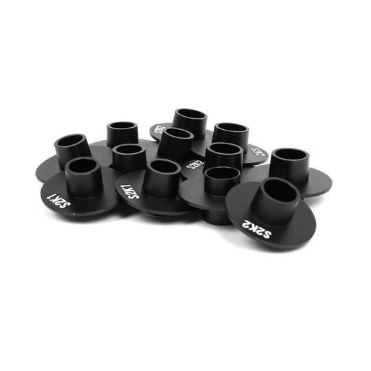 BLOX Racing Subframe Hard Collar Kit for All S2000 - Front and Rear total 12 Pieces (Gold) - BXSS-20604