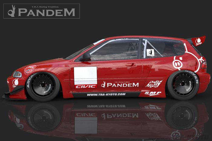 GReddy 92-95 Honda Civic EG Hatchback Pandem Rocket Bunny Front Bumper - 17050111