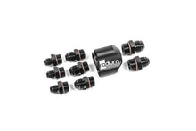 Load image into Gallery viewer, Radium Engineering 3 Into 1 Distribution Block w/ Fittings - 20-0237