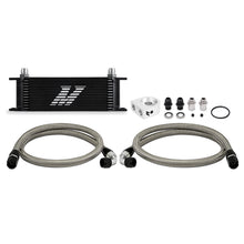 Load image into Gallery viewer, Mishimoto Universal 13 Row Oil Cooler Kit (Black) - MMOC-U13BK