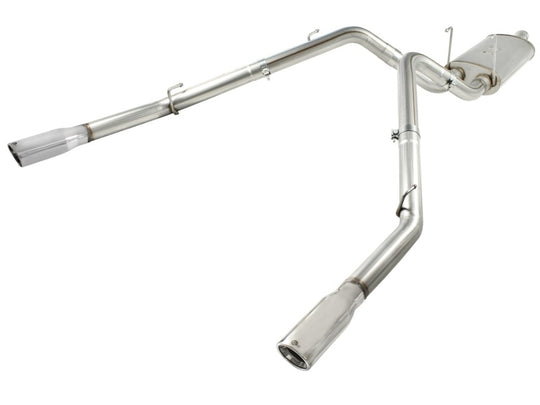 aFe MACHForce XP Exhausts Cat-Back SS-409 EXH CB Dodge Ram 1500 5.7L HEMI 09-13 Polished - 49-42013-P