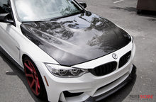 Load image into Gallery viewer, Seibon 2014+ BMW F80 OE Style Carbon Fiber Hood - HD14BMWF80-OE