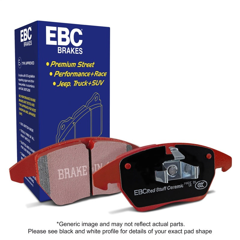 EBC 04-06 Saab 9-2X 2.0 Turbo Redstuff Rear Brake Pads - DP31687C