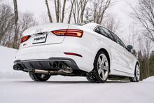 Load image into Gallery viewer, MBRP 15-18 Audi S3 SS 3in Quad Split Rear Exit w/ Carbon Fiber Tips - T304 - S46013CF