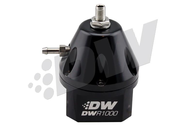 DeatschWerks DWR1000iL In-Line Adjustable Fuel Pressure Regulator - Orange - 6-1001-FRO