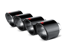 Load image into Gallery viewer, Akrapovic 08-25 Nissan GT-R Tail Pipe Set (Carbon 125 mm)
