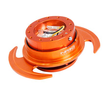 Load image into Gallery viewer, NRG Quick Release Kit Gen 3.0 - Orange Body / Orange Ring w/Handles - SRK-650OR