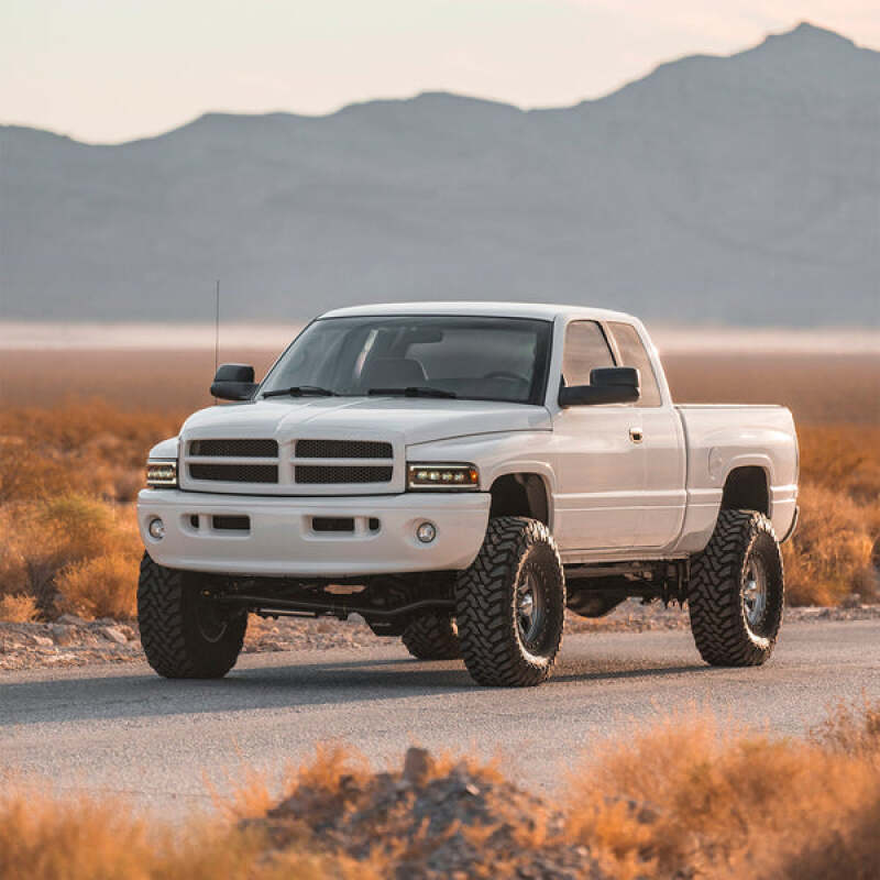 AlphaRex 94-01 Dodge Ram 1500 NOVA LED Headlights Chrome w/ Activ. Light Seq. Signal and SB DRL - 880351
