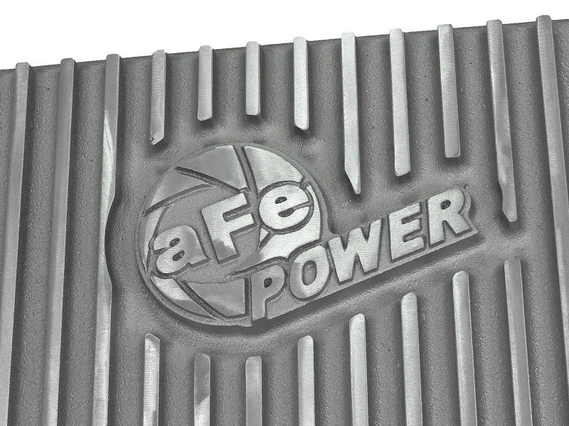 aFe Transmission Pan Cover (Raw); GM Diesel Trucks 01-14 V8-6.6L (td) - 46-70070