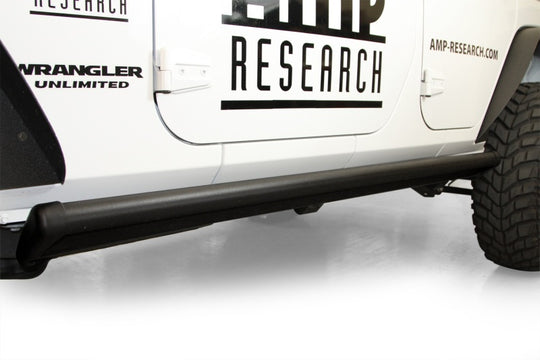 AMP Research 18-24 Jeep Wrangler JL 4DR (Excl. 4XE/Rubicon 392) PowerStep - Black - 75132-01A
