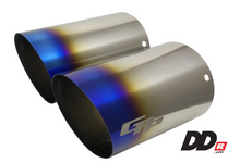Load image into Gallery viewer, GReddy DD-R Burnt Titanium Tips L=170mm (Pair) - 11002602