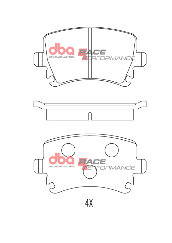 DBA 05-09 Audi A4 Rear RP Performance Brake Pads - DB1865RP