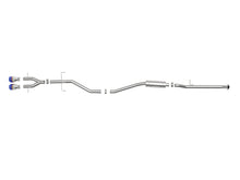 Load image into Gallery viewer, aFe Takeda 2.5in 304SS Cat-Back Exhaust System 17-20 Honda Civic SI Coupe L4-1.5L (t) - BL Flame Tip - 49-36620-L