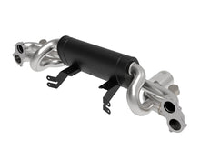Load image into Gallery viewer, aFe MACHForce XP 2.25in-2.5in 304SS Exhaust Cat-Back Porsche 20-22 Cayman GT4(718) 4.0L - Black Tips - 49-36443-B