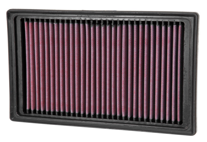 K&N Replacement Air Filter Peugeot / Citroen - 10.875in O/S L x 6.563in O/S W x 1.625in H - 33-2998