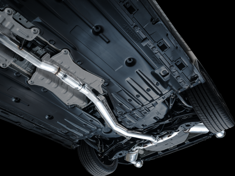 AWE Tuning 22+ Honda Civic Si/Acura Integra Touring Edition Catback Exhaust - Dual Chrome Silver Tip - 3015-32331