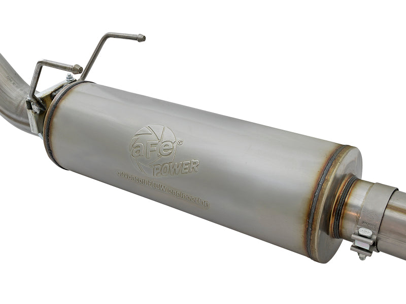 aFe LARGE Bore HD Exhausts Cat-Back SS-409 EXH CB Dodge Diesel Trucks 03-04 L6-5.9L (td) - 49-12005