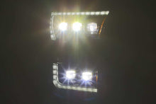 Load image into Gallery viewer, AlphaRex 17-20 Ford Raptor NOVA LED Proj Headlights Plank Style Matte Black w/Activ Light/Seq Signal