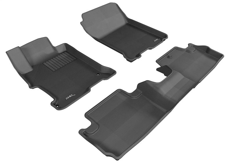 3D MAXpider 13-17 Honda Accord Coupe Kagu Black Full Set - L1HD04901509