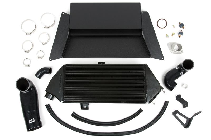 GrimmSpeed 05-09 Subaru Legacy GT Top Mount Intercooler - Black - GRM090043