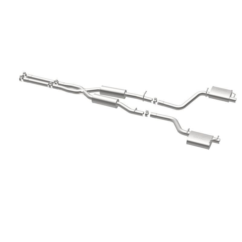 MagnaFlow Cat-Back SS 2.5in Dual Split Rear Exit (OEM Tips) 15-16 Dodge/Chrysler Charger/300 5.7L V8 - 19226