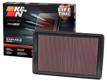 Load image into Gallery viewer, K&amp;N Replacement Air Filter SATURN SKY/PONTIAC SOLSTICE 2.0L-L4; 2007 - 33-2369