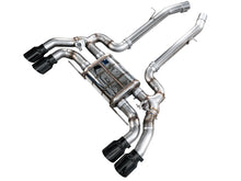 Load image into Gallery viewer, AWE Tuning 20-25 BMW X3 M/M Comp (F97) AWD SwitchPath Axle-Back Exhaust - Diamond Black Tips - 3025-43301