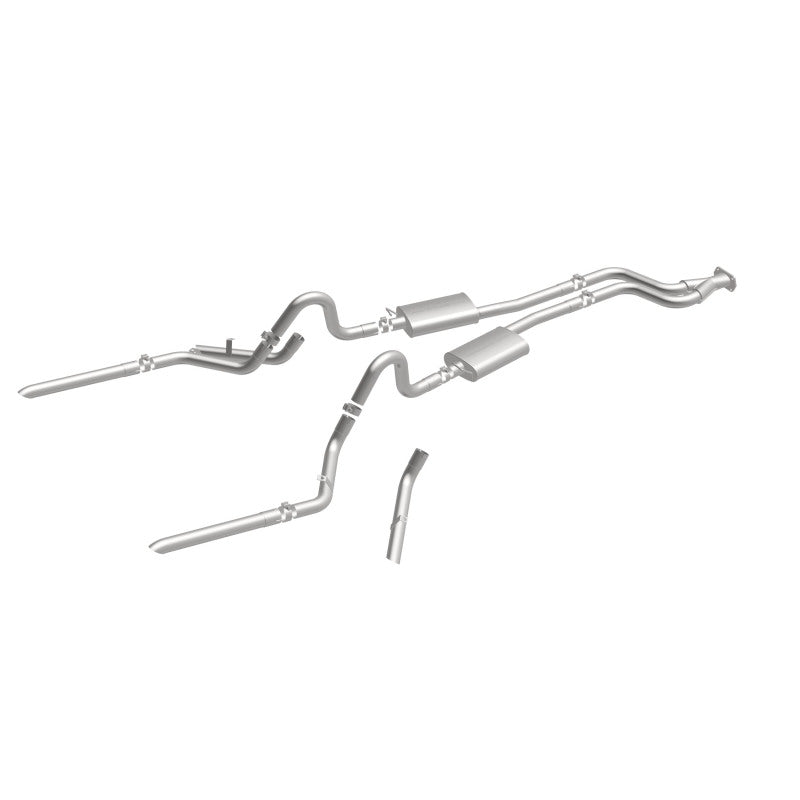 MagnaFlow SYS C/B 84-87 Buick Regal V6 3.8L Turbocharged SS 2.5in Street Series Dual Split Rear Exit - 16884