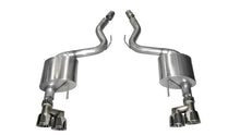 Load image into Gallery viewer, Corsa 2015-2017 Ford Mustang GT 5.0 3in Axle Back Exhaust Polish Quad Tips (Sport) - 14334