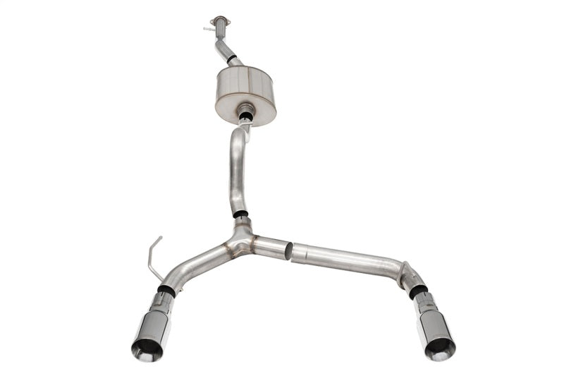 Corsa 21-25 Ford Bronco 2.7L 4-Door 2.75in Cat-Back Dual Rear Exhaust w/4in Straight-Cut Polish Tips - 21210