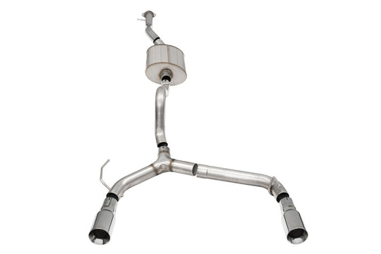 Corsa 21-25 Ford Bronco 2.7L 4-Door 2.75in Cat-Back Dual Rear Exhaust w/4in Straight-Cut Polish Tips - 21210