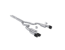Load image into Gallery viewer, MBRP 2024+ Ford Mustang 5.0L T304 SS 3in Cat-Back Exhaust w/ Quad Carbon Fiber Tips (Valve Delete) - S72823CF
